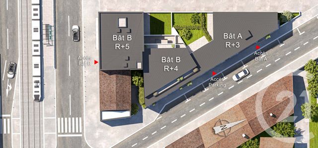 Appartement F3 à vendre - 3 pièces - 64.55 m2 - EPINAY SUR SEINE - 93 - ILE-DE-FRANCE - Century 21 Pierrimo