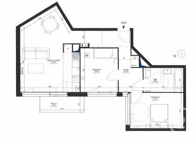Appartement F3 à vendre - 3 pièces - 64.87 m2 - EPINAY SUR SEINE - 93 - ILE-DE-FRANCE - Century 21 Pierrimo